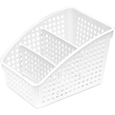 Органайзер Violet Лофт с перегородками широкий белый 180*135*120 мм 672 006