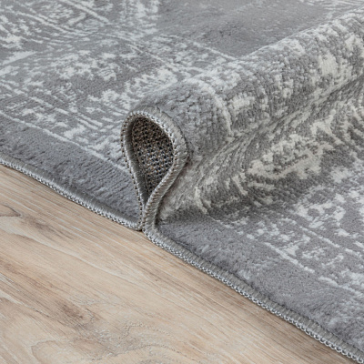 Ковер Flores 1,2*1,7 м 20040A D.Grey/Ivory