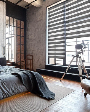 Штора АС Март рулонная Баланс темно-серый 57*160 см 007.14