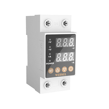 Реле напряжения Werkel 1P+N 63А W932P63R