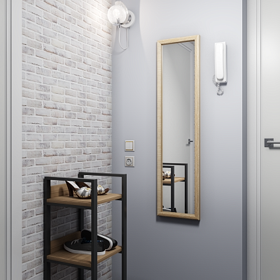 Зеркало Континент Ретта настенное дуб 300*1200 мм Б200