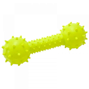 Игрушка для собак Homepet Гантель с шипами и колокольчиком 14 см TPR X008