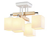 Люстра подвесная Ambrella TR9512/4 WH/CH/FR белый/хром/белый матовый E27*4 max 40W D567*266