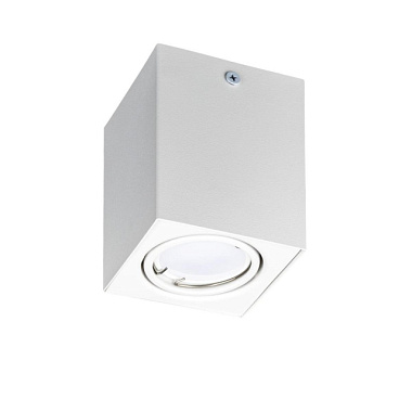 Светильник Ritter Arton накладной квадрат алюминий белый GU10 80*80*100 мм 51409 1***