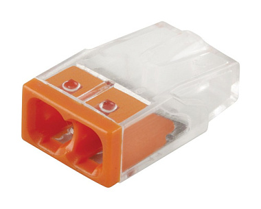 Клемма Stekker монтажная 2-проводная для 1-жильного проводника LD2273-202