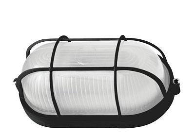 Светильник Navigator 94808 NBL-O2-60-E27/BL НПБ 1402 черный овал, решка 60Вт IP54  