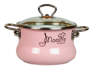 Кастрюля эмалированная Стальэмаль Maestro тор 2,0 л 8SO165Sроз