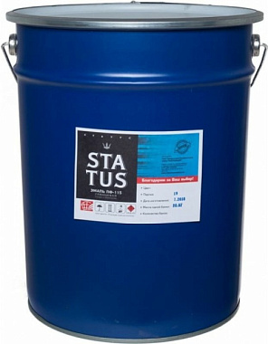 Эмаль Радугамалер Status ПФ 115 Белая 20 кг
