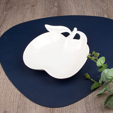 Салатник Nouvelle Home Маршмеллоу фарфор 17,5*20,5*3 см min6 0530278