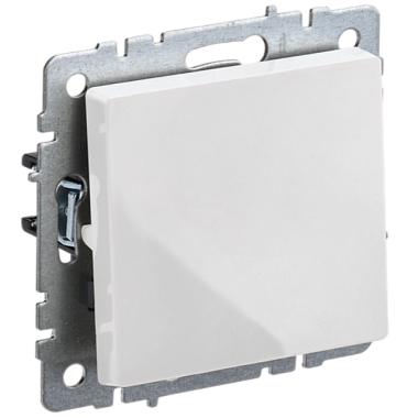 Выключатель IEK Brite ВС10-1-0-БрБ BR-V10-0-10-K01 одноклавишный белый 10А