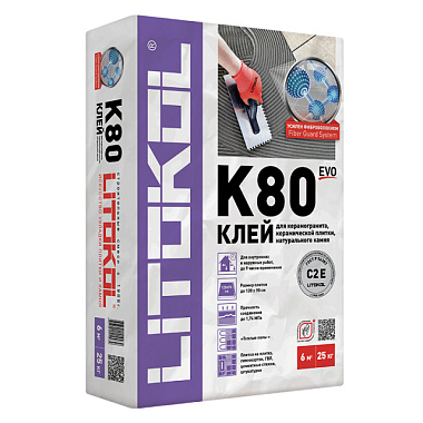 Клей Litokol Litoflex K80 для плитки 25 кг