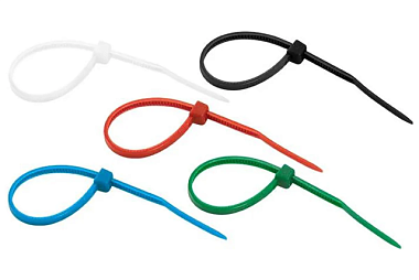 Хомут Duwi кабельный нейлоновый разноцветный 200*3,6 мм уп 25 шт 30235 3