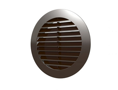 Решетка вентиляционная Era наружная круглая D130 с фланцем D100 10РКН кор