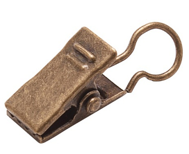 Зажим АС Март металлический Антик 10 шт/уп 