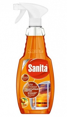 Чистящее средство Санита спрей для стекол с нашатырным спиртом 500 г