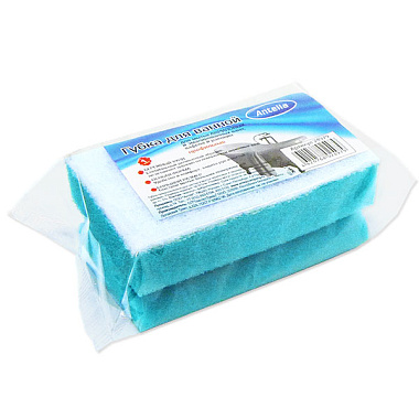 Губка Антелла для акриловых ванн 1 шт профильная 14*8*5 см 