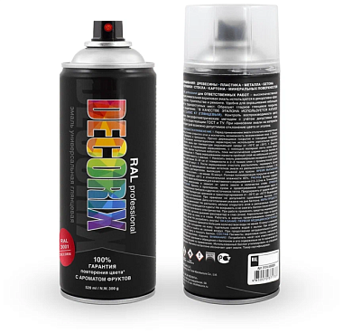 Аэрозоль Decorix Ral Professional эмаль сигнальный красный RAL 3001 520 мл  0138-3001 DX