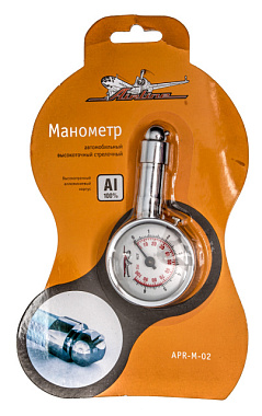 Манометр Airline 7,5 ATM в металлическом корпусе APR-M-02