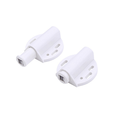 Держатель Lemax магнитный для стеклянного фасада белый 2 шт MD-001 WT