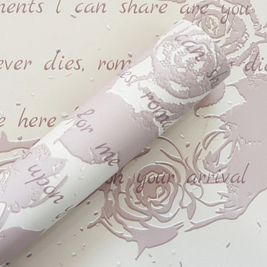 Пленка флористическая Нежное послание латте 65 мкр 58 см*10 м 4630270044099