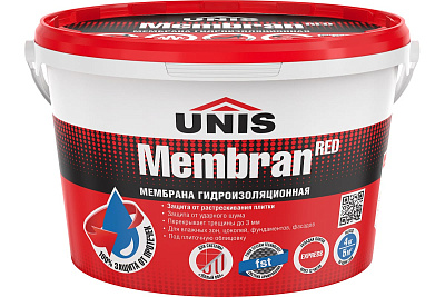 Мембрана компенсационная Юнис MembranProtect Red ведро 4 кг