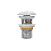 Выпуск Iddis Optima Home белый для умывальника с переливом OPHWS0Wi88