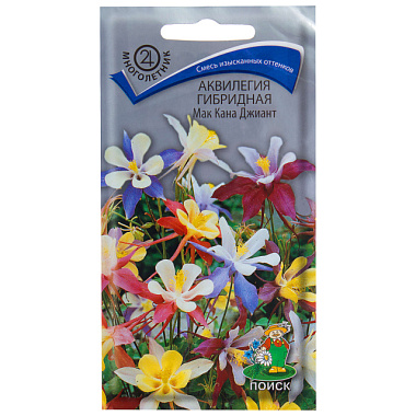 Аквилегия гибридная Поиск Мак Кана Джиант Многолетние 0,1 г 130052