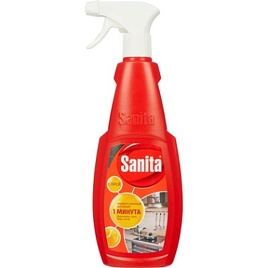 Чистящее средство Санита спрей 1 минута для чистки кухонной бытовой техники 500г