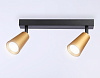 Светильник накладной Ambrella TA13146/2 BK/GD черный/золото GU10/2 max 12W 295*60*130***