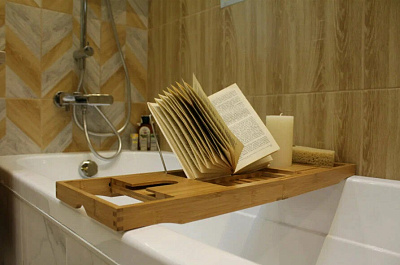 Полка Fora Bamboo на ванну бамбук 70 см FOR-AXE70BB***
