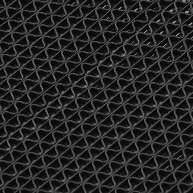 Покрытие грязезащитное ЗигЗаг черный 120*1500 см 4,5 мм