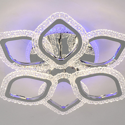 Люстра Schaffner Ruido Chrome 39207-3+3-DA-TL Led 96W+22W 49*12 см*