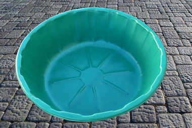 Пруд садовый GLQ декоративный прочный цветной 480 л 135*135*45 см 480 GLQ