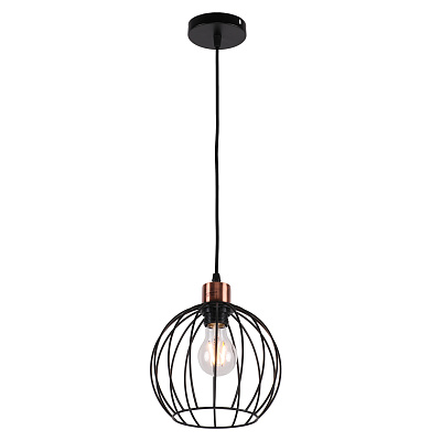 Люстра Imex подвесная 1*60Вт E27 MD.0229-1-P BK