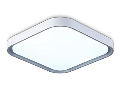 Светильник светодиодный Ambrella Orbital FZ1256 WH/GD бел/серый без ПДУ 27W 5000K 350*350*60