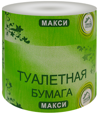 Бумага туалетная Green House Макси без втулки 1*40 