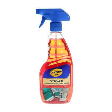 Антилед Astrohim размораживатель стекол и замков, спрей 500 мл Ac-135