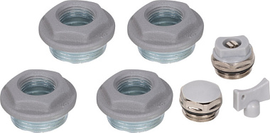 Комплект монтажный Royal Thermo 1"*1/2" серебристый НС-1614216