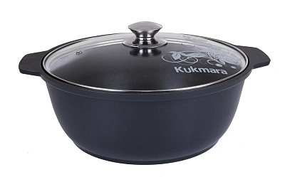 Кастрюля-жаровня Kukmara стекл крышка 3,0л ж34а