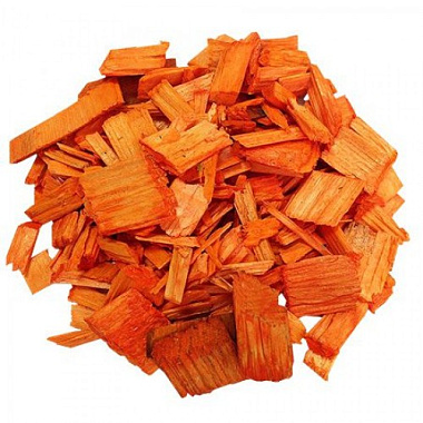 Щепа декоративная оранжевая 60л 