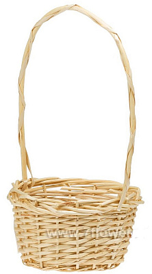 Корзина плетеная ива, натуральный 19*Н10/36 см TS-3797 PCS