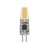 Лампа светодиодная General G4 12V 3W 4500K 4K 38*10 COB силикон BL5 652700