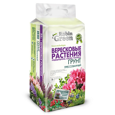 Грунт Робин Грин для вересковых растений прессованный 25 л Of000098324