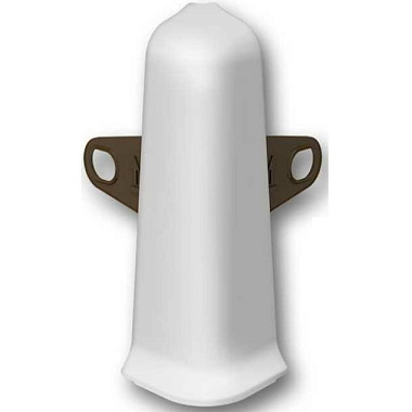 Угол Идеал Деконика для плинтуса наружный 002 Светло-серый 2 шт во флоупак 70 мм