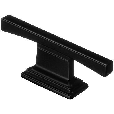 Ручка-кнопка Kerron матовый черный RK-108 BL