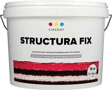 Грунтовка Vincent G-2 акрилатная под структурные покрытия 16 кг 096-009