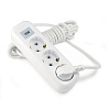Удлинитель сетевой Lux У3-Е-USB-05 3-местный с з/к 250В 16А, USB гнездо 5В 1.3А, 5м
