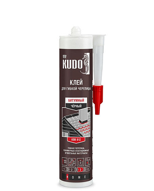 Клей-герметик Kudo битумный для гибкой кровли 280 мл KBK-612