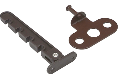 Ограничитель Ликчел оконный для ПВХ коричневый У1-5649.К