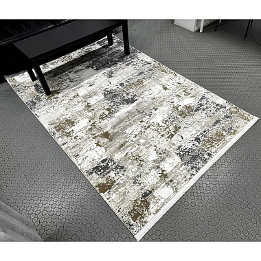 Ковер Валенсия Прямоугольник 1,2*1,8 м S171A - LIGHT VIZON / GREY